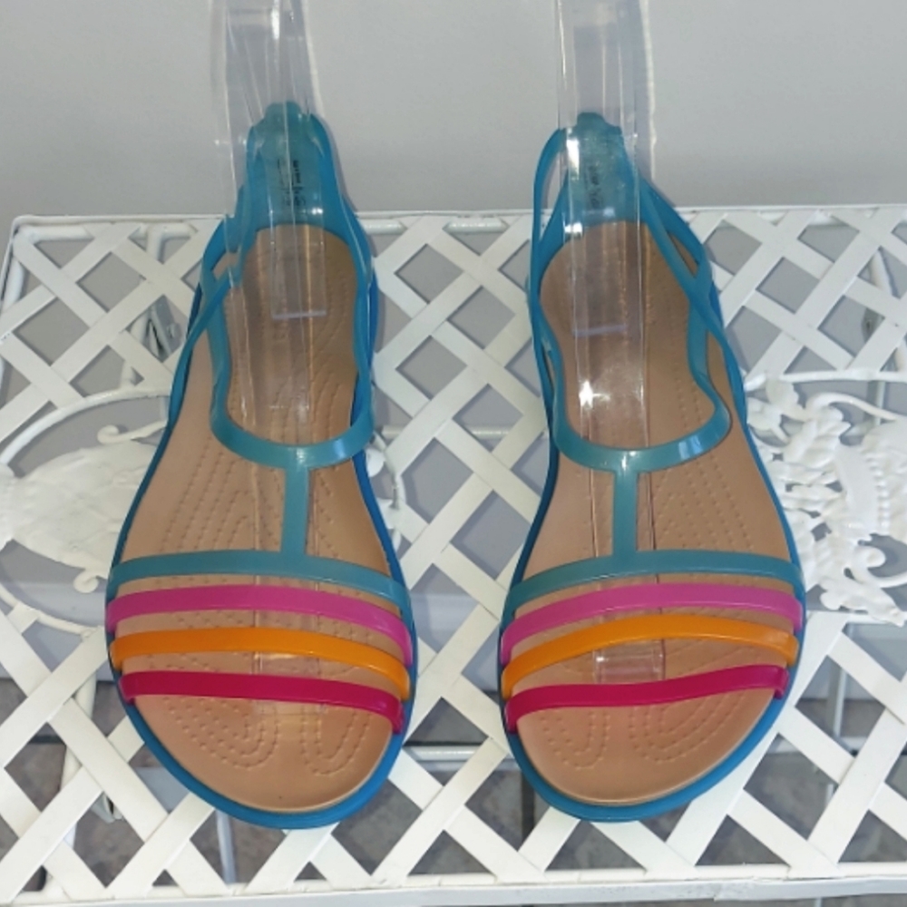 Crocs NWOT Iconic Jelly Comfort Strappy Summer Sandals. Size 8